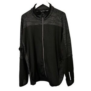 Abacus "Count On It" Men's 2XL Black and Gray Full Zip Lined Jacket with Pockets